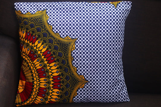 Multicoloured cotton cushion covers| decorative scatter pillows| Ankara cushion covers