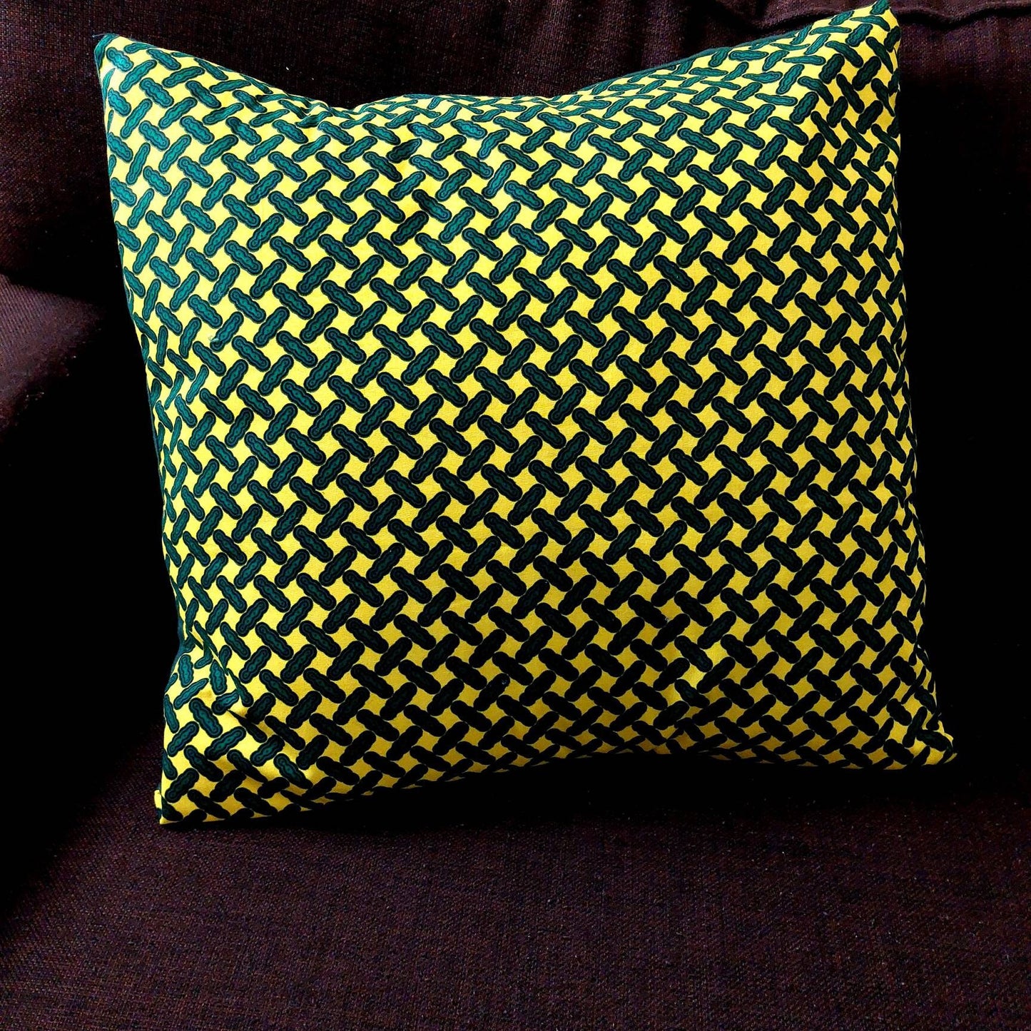 Green & Yellow cushion covers| decorative throw pillows| Ankara cushion covers