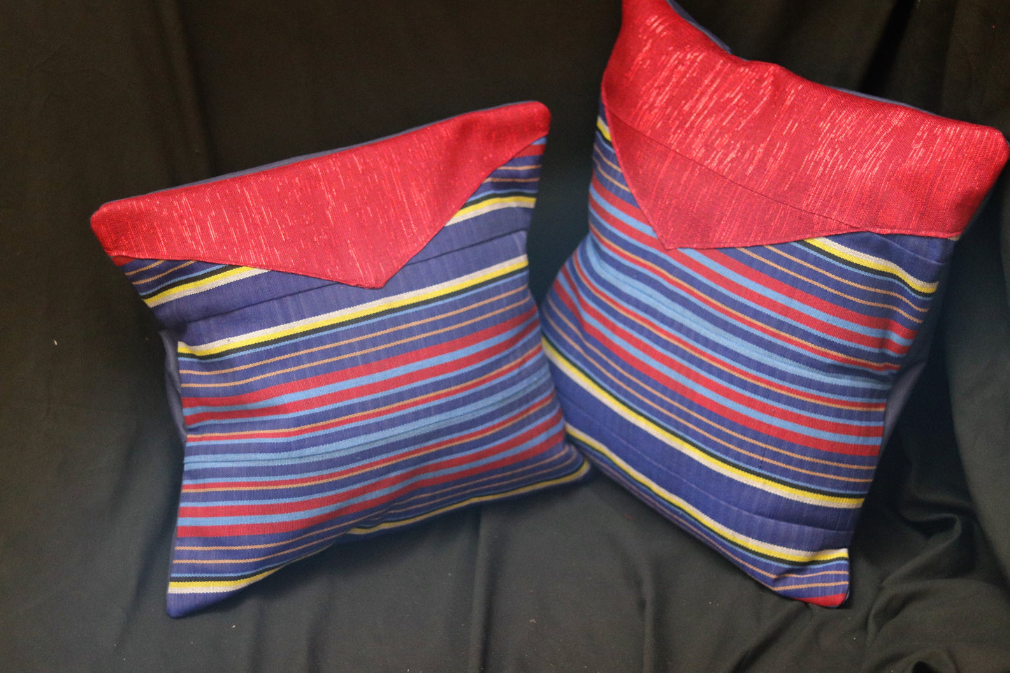 stripes & glitter cotton cushion covers| decorative throw pillows| handmade Aso Oke cushion covers