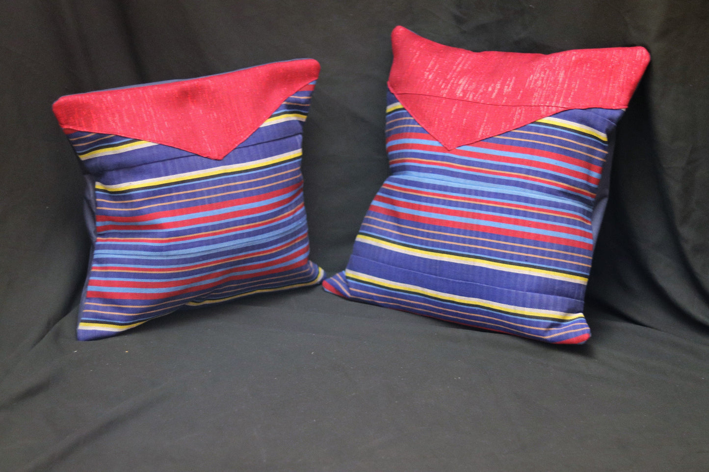 stripes & glitter cotton cushion covers| decorative throw pillows| handmade Aso Oke cushion covers