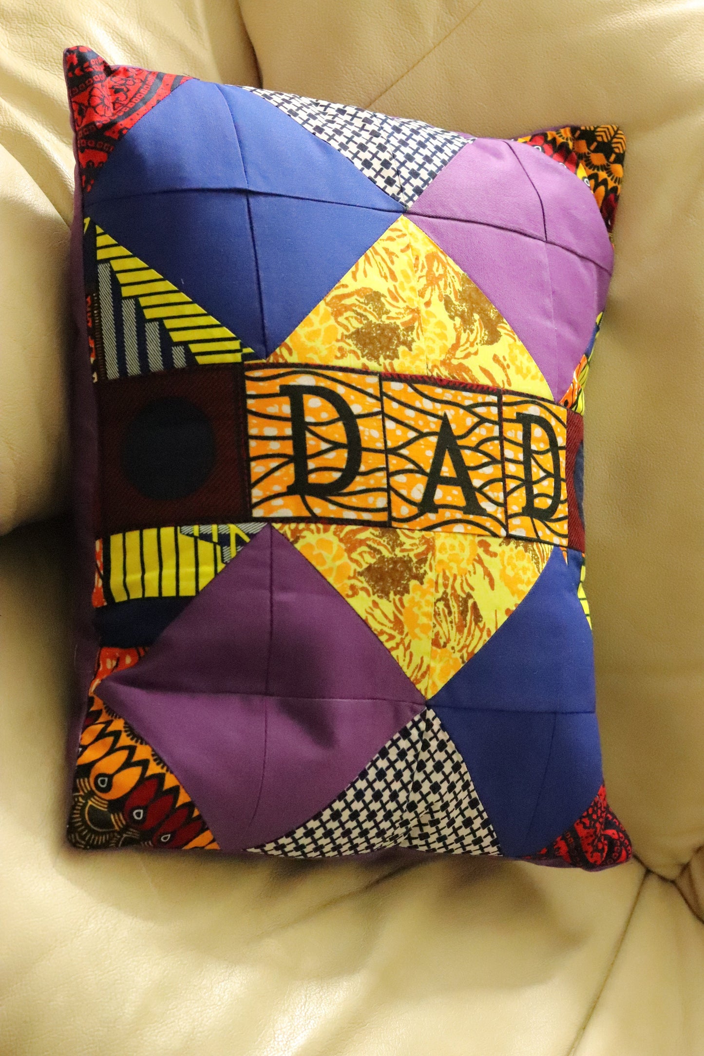 Ankara colour block cushion covers, decorative throw pillows, Ankara cushion covers, cotton  piecework fabric