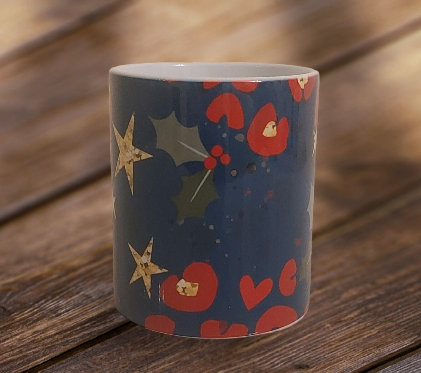 Christmas themed mug, Christmas gift, tea mug